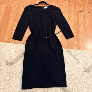MM Lafleur Black Etsuko Dress w/ Belt